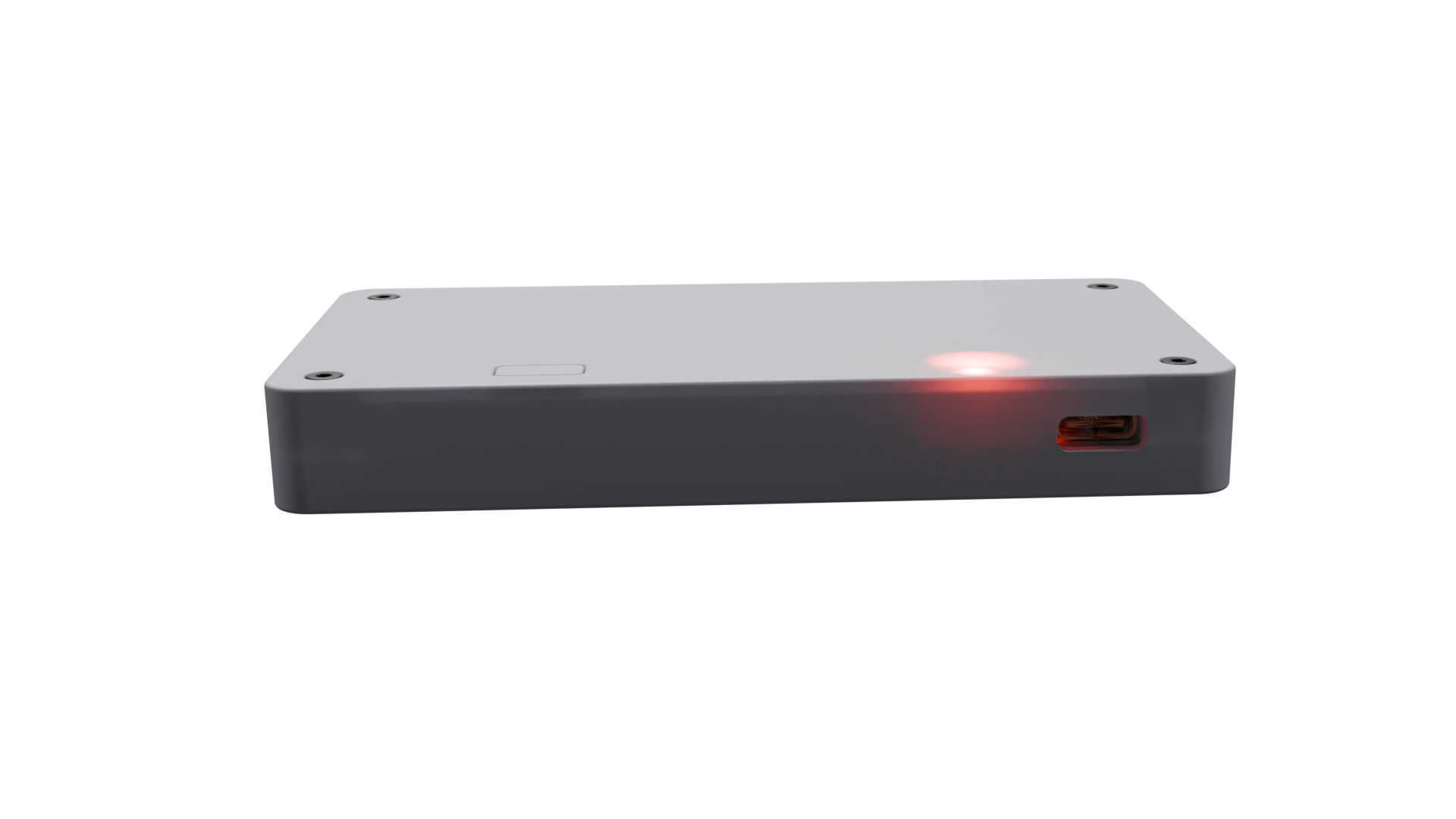 Switch Stream Mini rear view showing USB-C port and accessibility connections